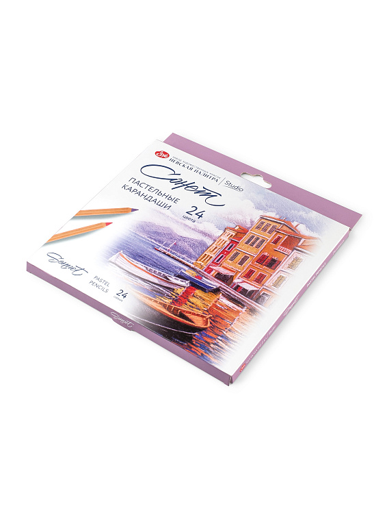 Набор карандашей пастельных "Сонет", 24 цвета 606x758